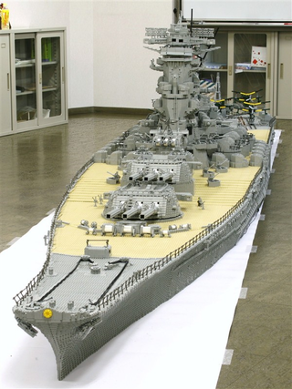 Illustration for article titled Lego Battleship Yamato Is Biggest Lego Ship Ever